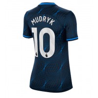 Koszulka piłkarska Chelsea Mykhailo Mudryk #10 Strój wyjazdowy dla kobiety 2023-24 tanio Krótki Rękaw